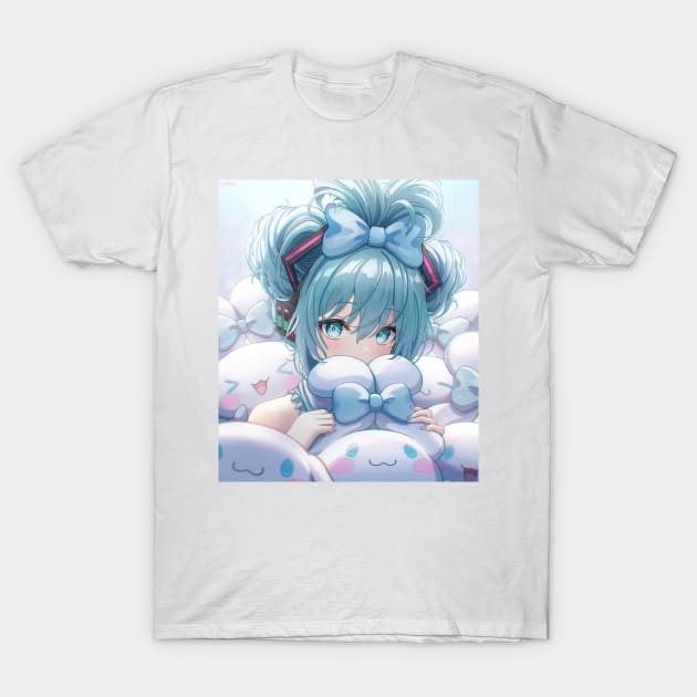 cinnamon roll miku T-Shirt by SUONIKO